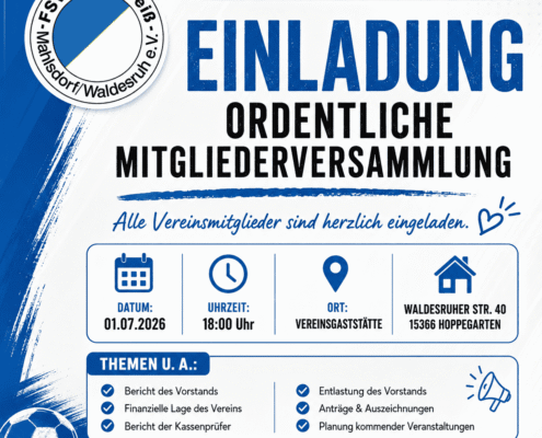 Einladung Mitgliederversammlung 2026